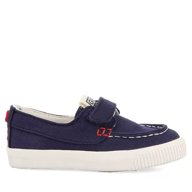 Niños | Zapatillas<Gioseppo Deportivo Estilo Nautico Azul Marino Con Decoraciones De Color Para Nino Y Nina Slatina