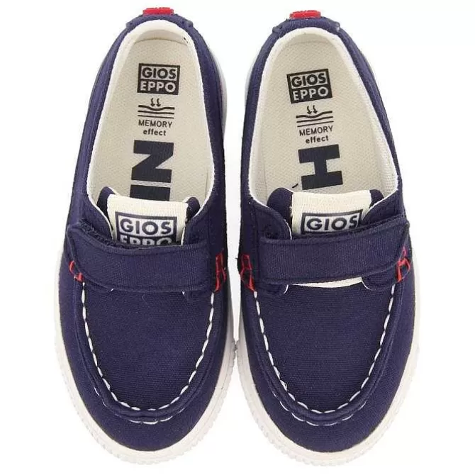 Niños | Zapatillas<Gioseppo Deportivo Estilo Nautico Azul Marino Con Decoraciones De Color Para Nino Y Nina Slatina