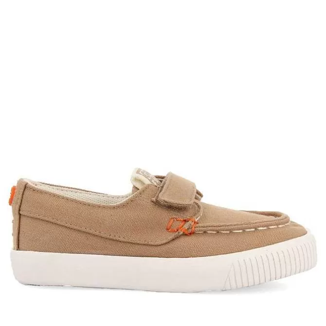 Niños | Zapatillas<Gioseppo Deportivo Estilo Nautico Color Beige Con Decoraciones De Color Para Nino Y Nina Slatina