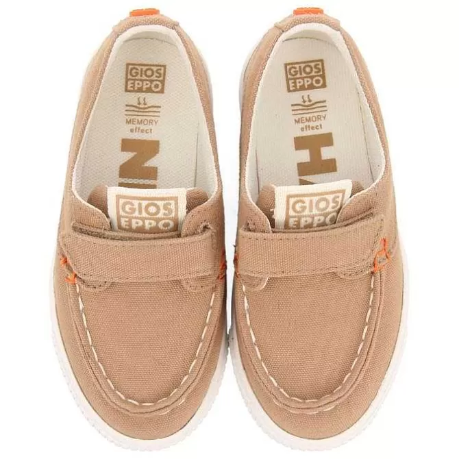 Niños | Zapatillas<Gioseppo Deportivo Estilo Nautico Color Beige Con Decoraciones De Color Para Nino Y Nina Slatina