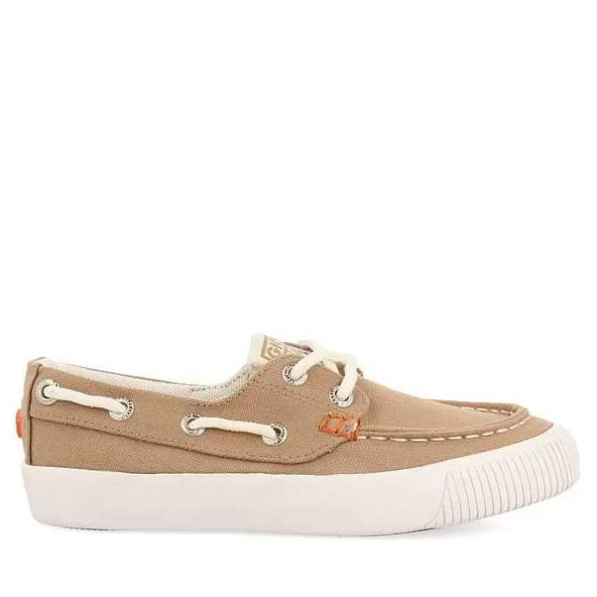 Niños | Zapatillas<Gioseppo Deportivo Estilo Nautico Color Beige Para Nino Y Nina Licata