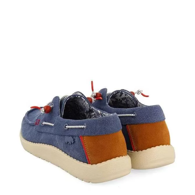 Mocasines<Gioseppo Mocasines Azul Marino Estilo Nautico Con Detalles De Color Para Hombre Sult