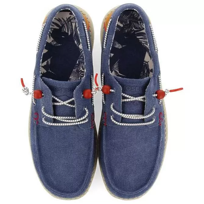 Mocasines<Gioseppo Mocasines Azul Marino Estilo Nautico Con Detalles De Color Para Hombre Sult