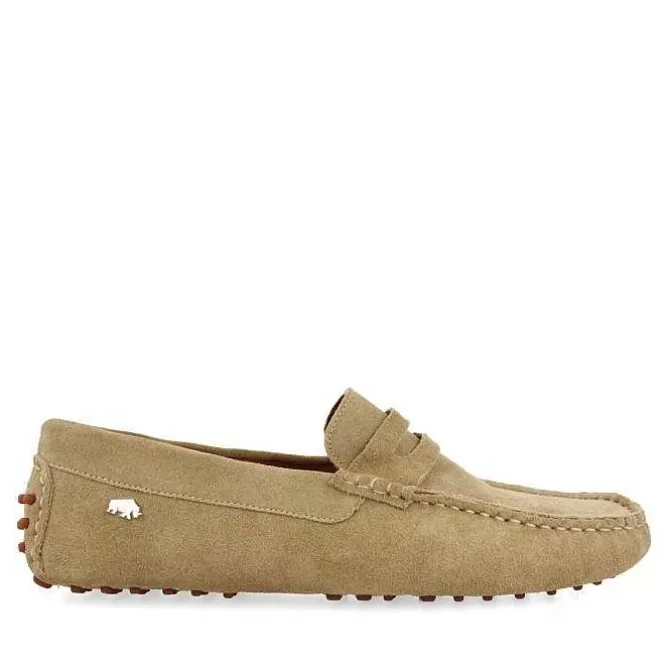 Mocasines<Gioseppo Mocasines De Piel Color Arena Para Hombre Tarpon