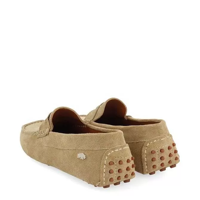 Mocasines<Gioseppo Mocasines De Piel Color Arena Para Hombre Tarpon
