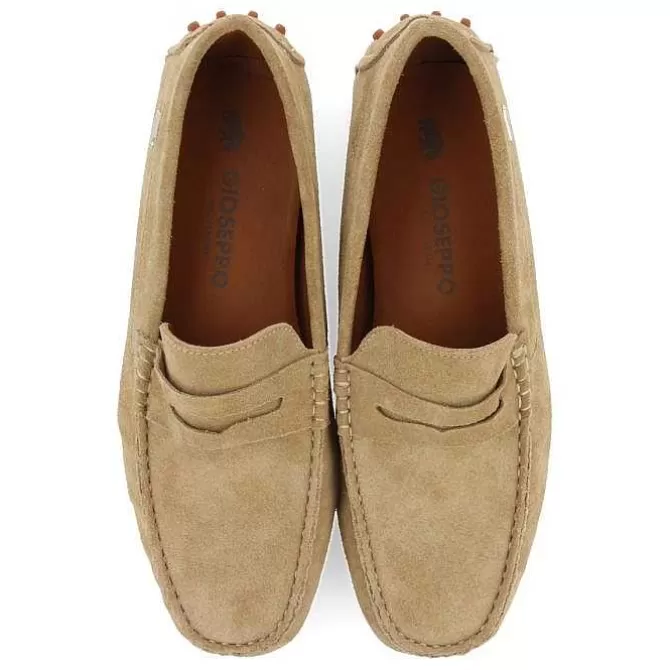 Mocasines<Gioseppo Mocasines De Piel Color Arena Para Hombre Tarpon
