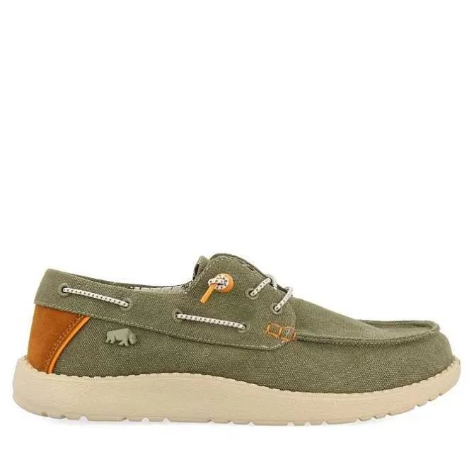Mocasines<Gioseppo Mocasines Estilo Nautico Color Caqui Con Detalles De Colores Para Hombre Sult