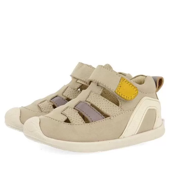 Bebe | Mi Primer Gioseppo<Gioseppo Sandalias Bebe Estilo Brogan De Piel Blanco Rojo Con Accesos De Color