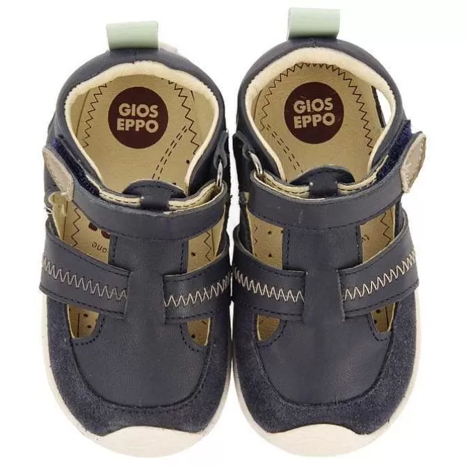 Bebe | Mi Primer Gioseppo<Gioseppo Sandalias Bebe Piel Azul Marino Estilo Cangrejeras Con Accesorios De Color Sllove