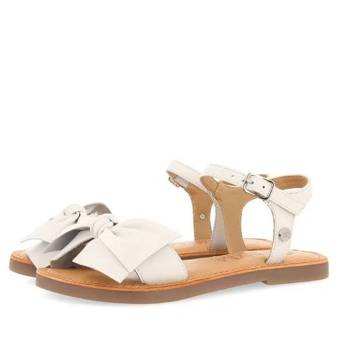 Niñas | Sandalias<Gioseppo Sandalias Blancas De Piel Con Lazo Para Nina Y Nino Varzim