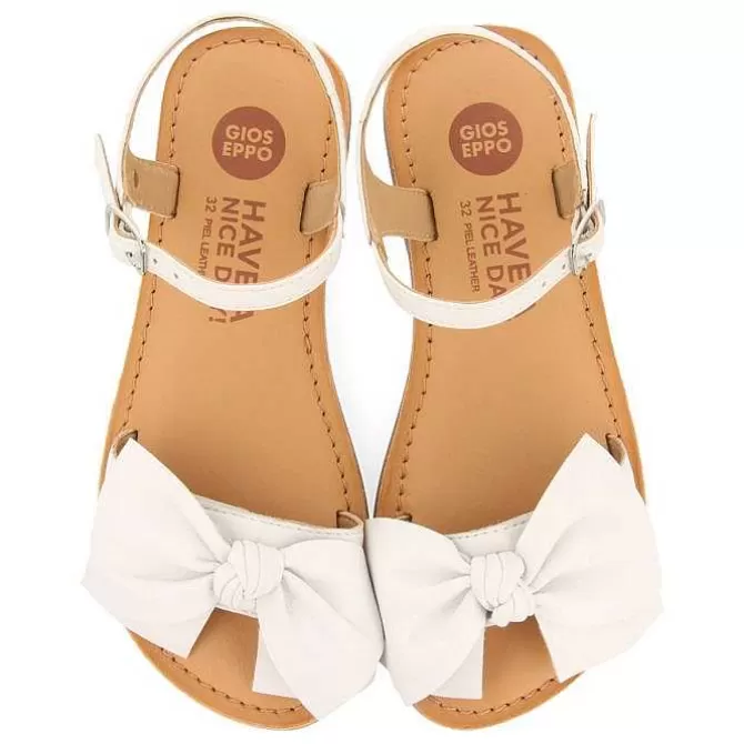 Niñas | Sandalias<Gioseppo Sandalias Blancas De Piel Con Lazo Para Nina Y Nino Varzim
