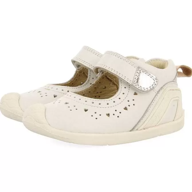 Bebe | Mi Primer Gioseppo<Gioseppo Sandalias Cangrejo De Piel Blanca Con Perforaciones Fantasia Para Bebe Paignton