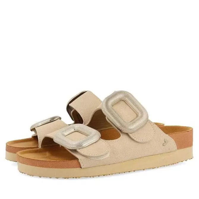 Sandalias Planas<Gioseppo Sandalias Color Hielo Con Adornos De Joya Para Mujer Covert