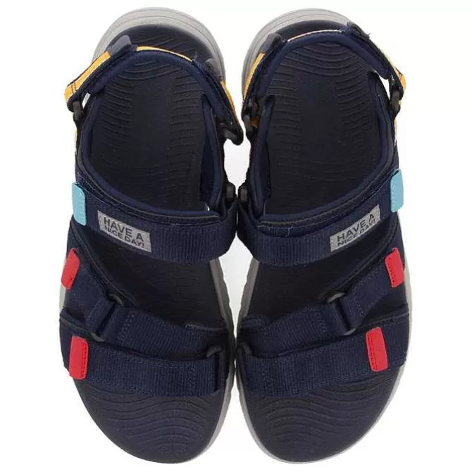 Chancletas<Gioseppo Sandalias Color Marino Para Hombre Flacourt