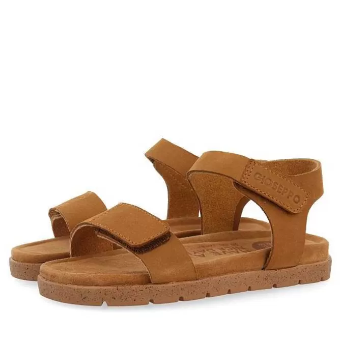Niños | Sandalias<Gioseppo Sandalias Color Piel Con Cierres Ajustables Y Suela Tipo Bio Para Nino Y Nina Bude
