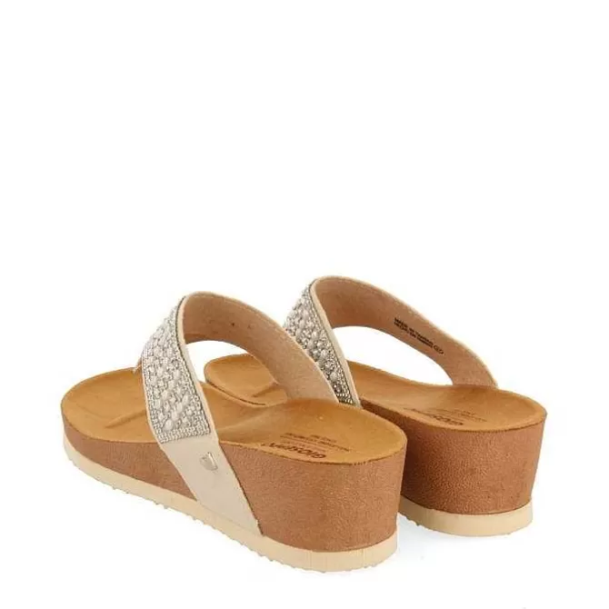 Chancletas<Gioseppo Sandalias De Cuña Con Tira Decorada Para Mujer Bodmin