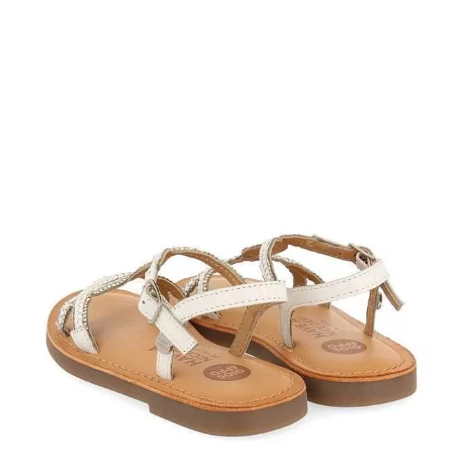 Niñas | Sandalias<Gioseppo Sandalias De Piel Blanca Con Adornos Para Nina Y Nino Scio