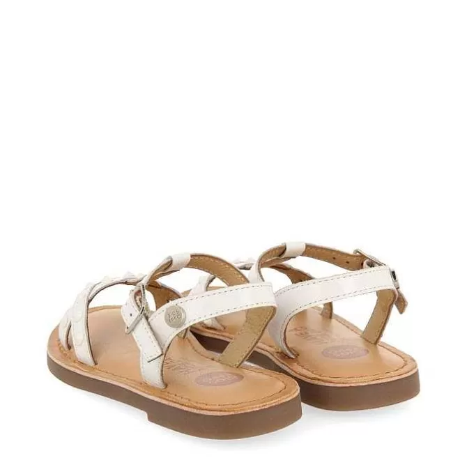 Niñas | Sandalias<Gioseppo Sandalias De Piel Blanca Con Tachuelas Para Nina Y Nino