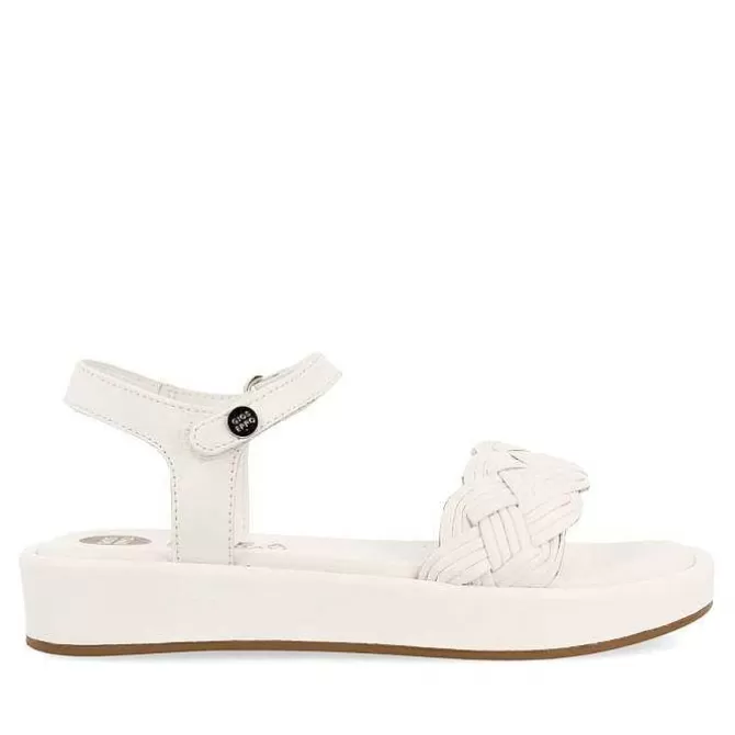 Niñas | Sandalias<Gioseppo Sandalias De Piel Blanca Con Trenzado Y Suela Voluminosa Para Nina Y Nino Shanico