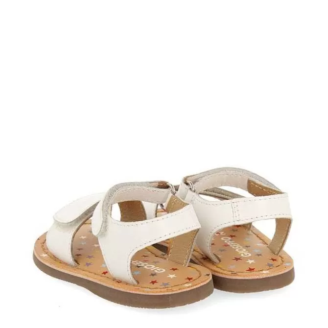 Bebe | Sandalias Bebe Nina<Gioseppo Sandalias De Piel Blanca Estampado Fantasia Para Bebe Himare