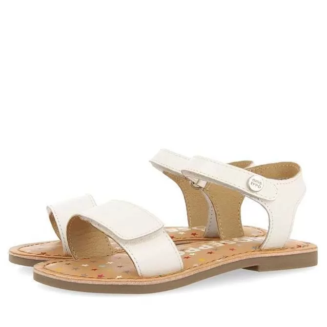 Niñas | Sandalias<Gioseppo Sandalias De Piel Blanca Estampado Fantasia Para Nina Y Nino Gigean
