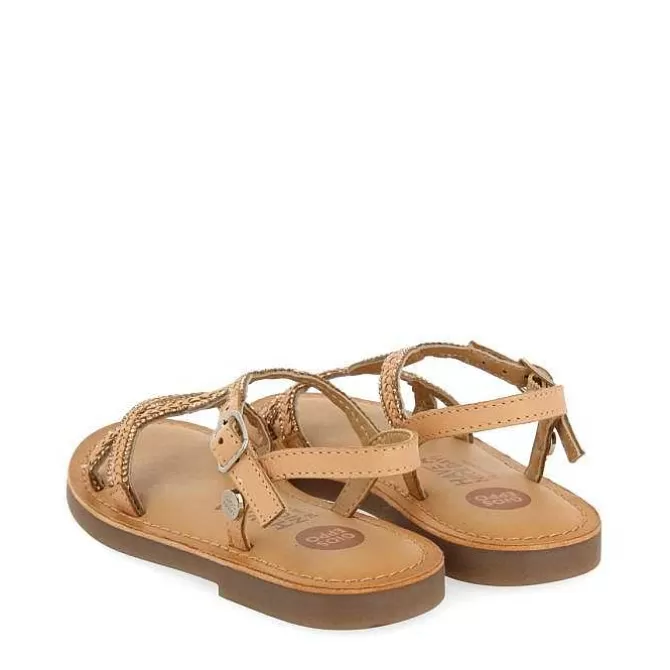 Niñas | Sandalias<Gioseppo Sandalias De Piel Con Adornos Color Nude Para Nina Y Nino Scio
