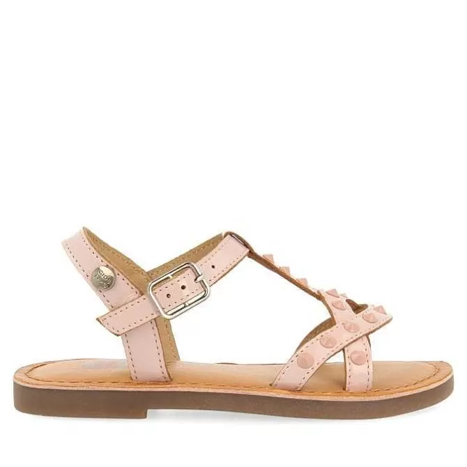 Niñas | Sandalias<Gioseppo Sandalias De Piel Con Tachuelas Rosa Para Nina Y Nino Mawes