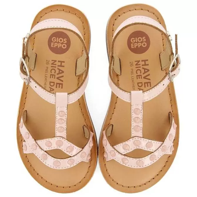 Niñas | Sandalias<Gioseppo Sandalias De Piel Con Tachuelas Rosa Para Nina Y Nino Mawes