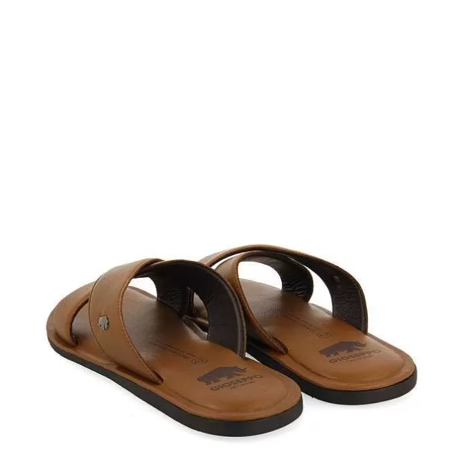 Chancletas<Gioseppo Sandalias De Piel Con Tira Cruzada Para Hombre Orosh
