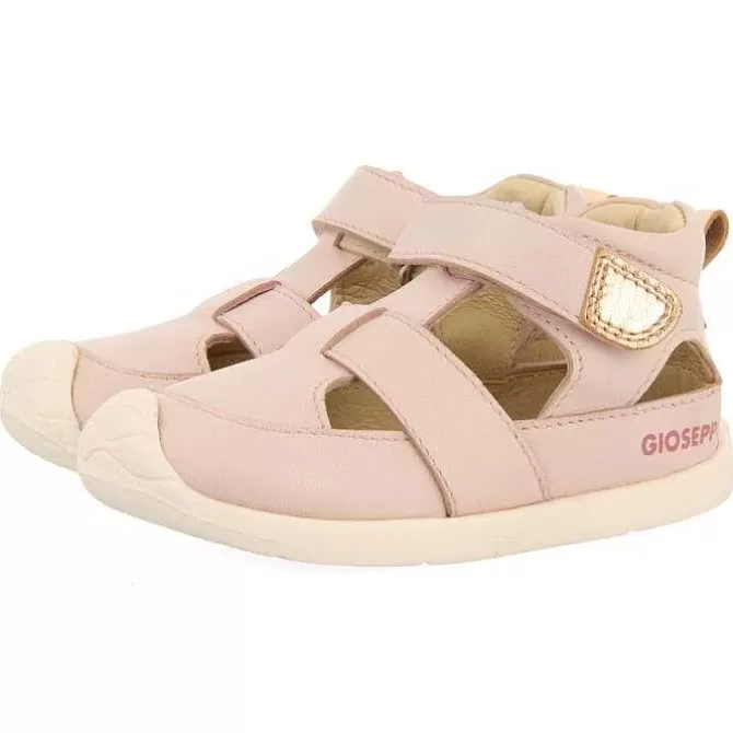 Bebe | Mi Primer Gioseppo<Gioseppo Sandalias De Piel Rosa Con Accesos Metalicos Para Bebe Cerrik