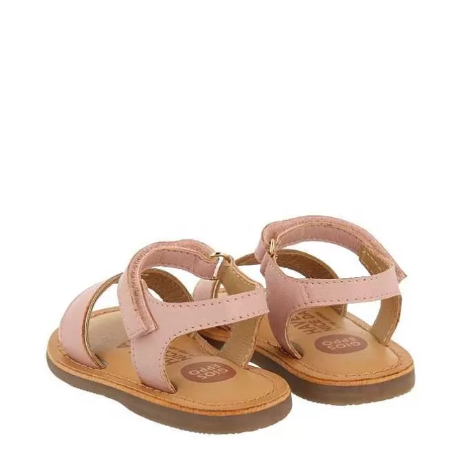 Bebe | Sandalias Bebe Nina<Gioseppo Sandalias De Piel Rosa Con Detalles Metalicos Para Bebe Aliko