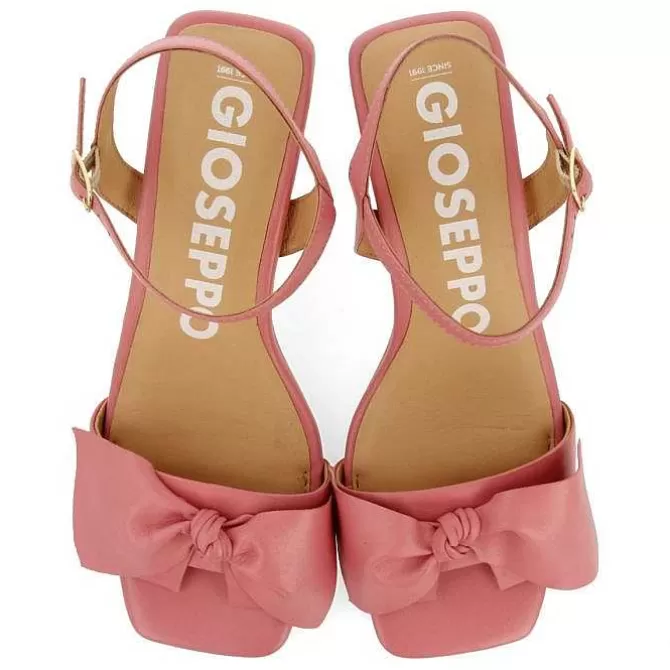 Sandalias Tacon<Gioseppo Sandalias De Tacon Con Detalle Lazo Rosa Para Mujer Patti