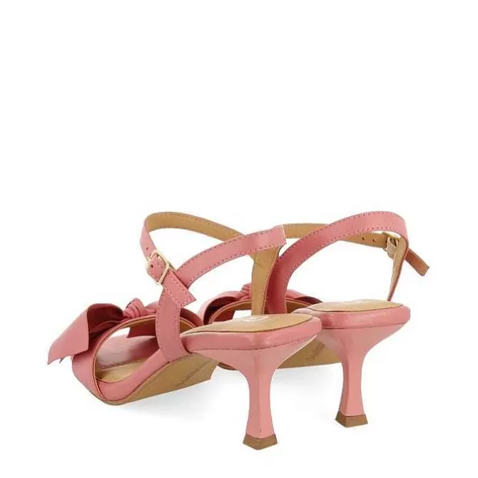 Sandalias Tacon<Gioseppo Sandalias De Tacon Con Detalle Lazo Rosa Para Mujer Patti