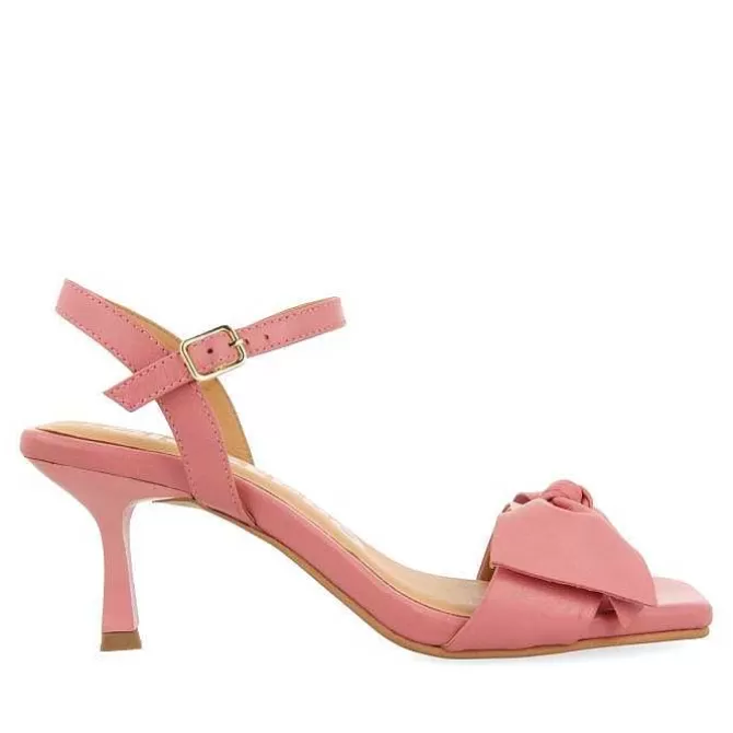 Sandalias Tacon<Gioseppo Sandalias De Tacon Con Detalle Lazo Rosa Para Mujer Patti