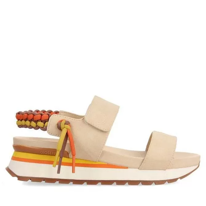 Sandalias Deportivas<Gioseppo Sandalias Deportivas Beige Con Detalle Trasero Multicolor Para Mujer Austell