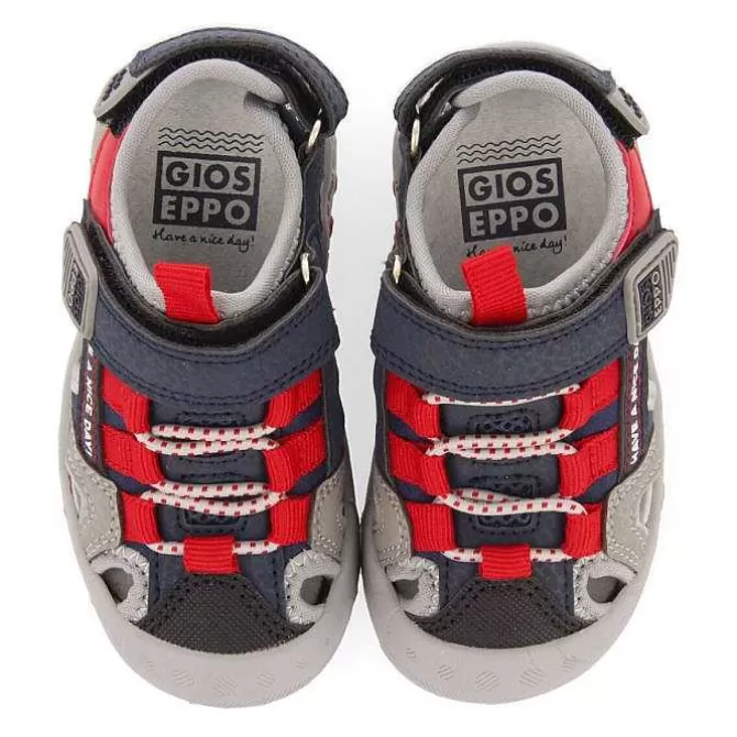 Bebe | Chanclas Para Bebe<Gioseppo Sandalias Deportivas Berilo Bebe Gris Con Detalles En Color