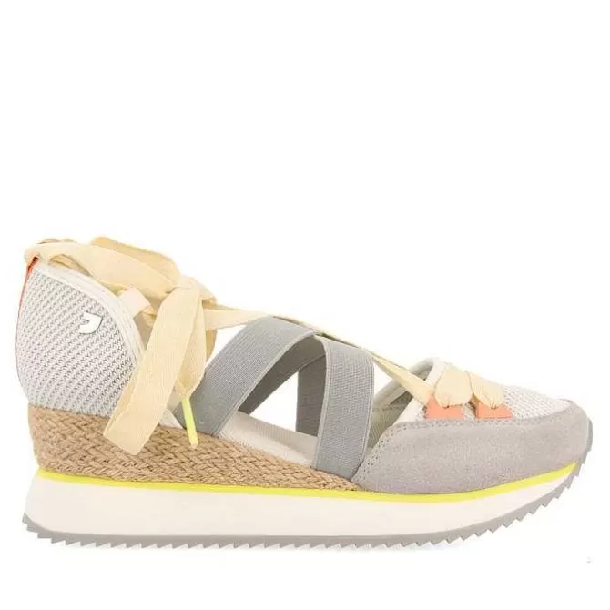 Sandalias Deportivas<Gioseppo Sandalias Deportivas Blancas Con Cuña Para Mujer Samobor