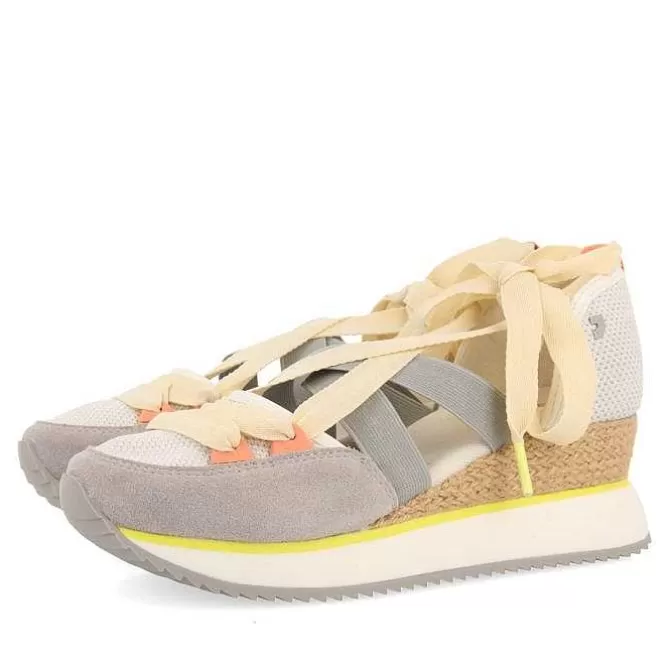 Sandalias Deportivas<Gioseppo Sandalias Deportivas Blancas Con Cuña Para Mujer Samobor