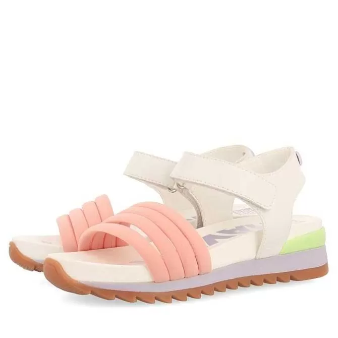 Niñas | Sandalias<Gioseppo Sandalias Deportivas Blancas Con Detalles Multicolor Para Nina Y Nino Clapiers