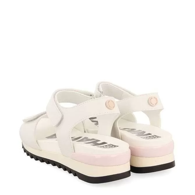 Niñas | Sandalias<Gioseppo Sandalias Deportivas Blancas Detalle Rosa Nina Y Nino Looe