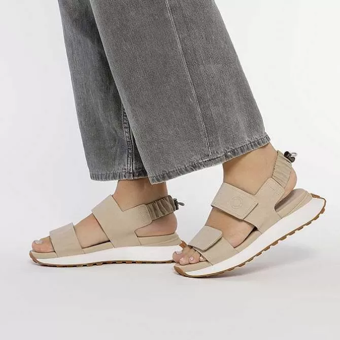 Sandalias Deportivas<Gioseppo Sandalias Deportivas Con Detalle Volante Elastico En Blanco Para Mujer Fratar