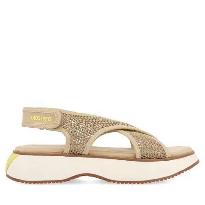 Sandalias Deportivas<Gioseppo Sandalias Deportivas Con Malla Beige Para Mujer Valdina