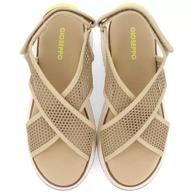 Sandalias Deportivas<Gioseppo Sandalias Deportivas Con Malla Beige Para Mujer Valdina
