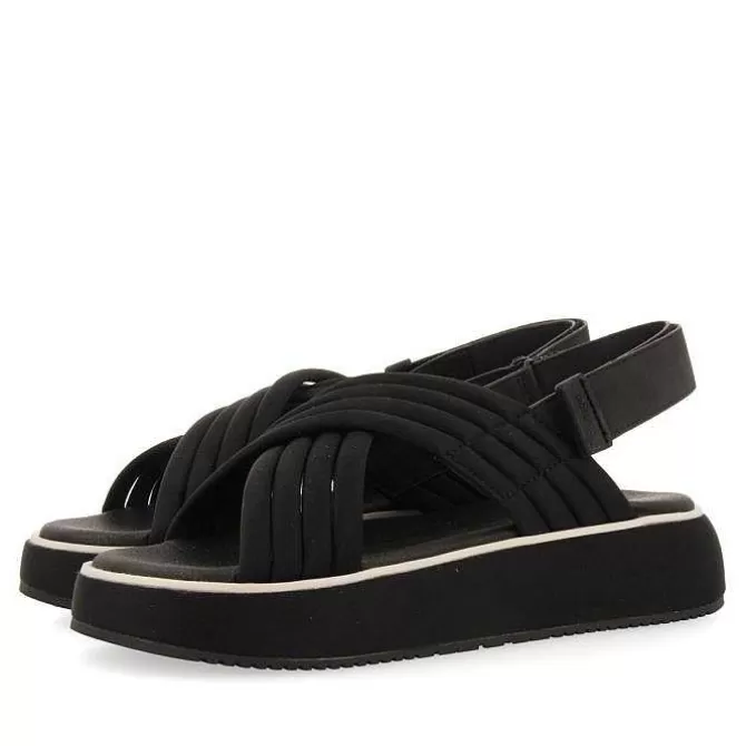 Sandalias Deportivas<Gioseppo Sandalias Deportivas Con Plataforma Negras Para Mujer Bryher