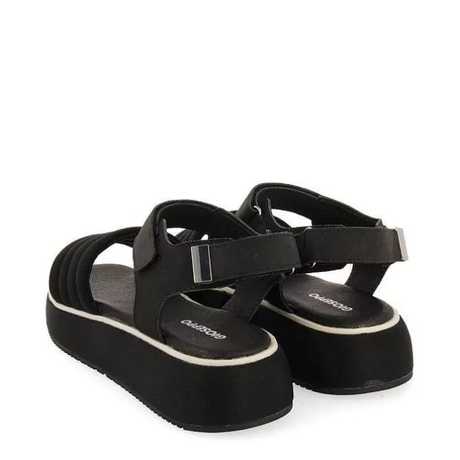 Sandalias Deportivas<Gioseppo Sandalias Deportivas Con Plataforma Negras Para Mujer Cheval