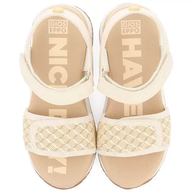 Niñas | Sandalias<Gioseppo Sandalias Deportivas Con Rafia Blanco Rojo Para Nina Y Nino Melan