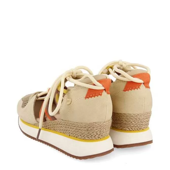 Sandalias Deportivas<Gioseppo Sandalias Deportivas Estilo Alpargata Con Cuña Beige Para Mujer Iona