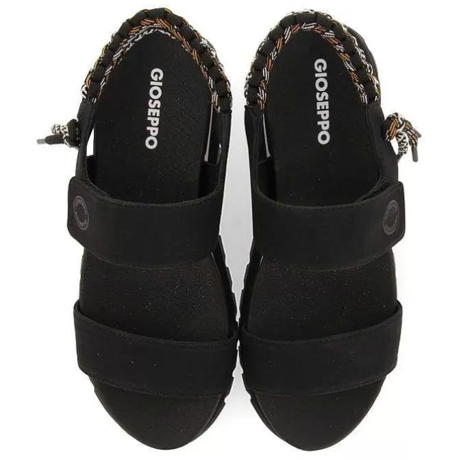 Sandalias Deportivas<Gioseppo Sandalias Deportivas Negras Con Detalle Trasero Multicolor Para Mujer Austell