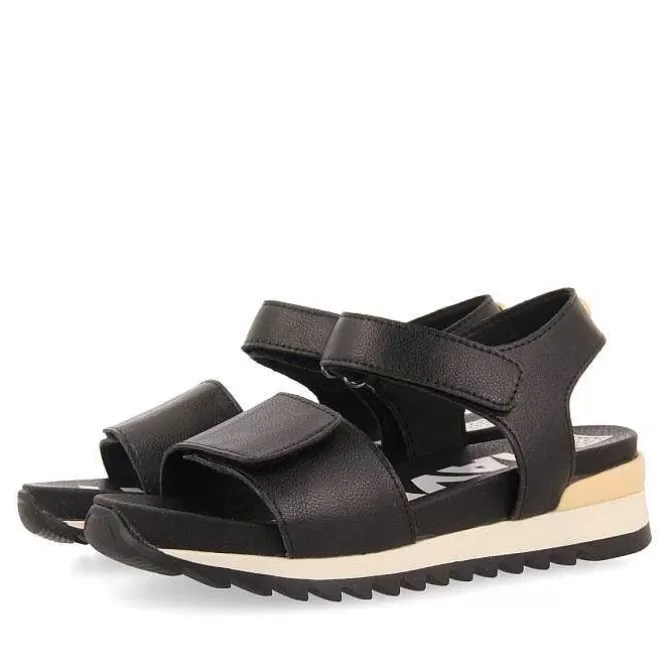 Niñas | Sandalias<Gioseppo Sandalias Deportivas Negras Detalle Amarillo Para Nina Y Nino Looe