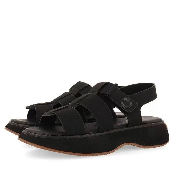 Sandalias Deportivas<Gioseppo Sandalias Deportivas Negras Tipo Cangrejo Para Mujer Gweek